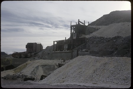 Ore crusher at sulfur mine south of San Felipe