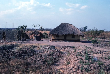 Thatched home at Mukupa Katandula village
