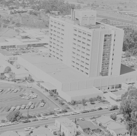 Aerial view of UC San Diego School of Medicine