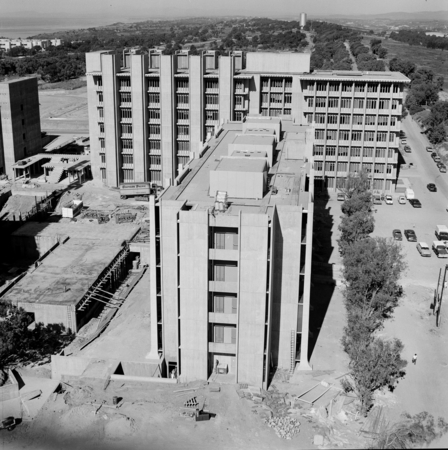 Aerial view of Muir College campus construction, UC San Diego