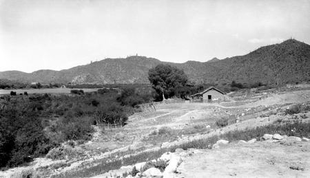 San Fernando Valley, looking southwest from mission site