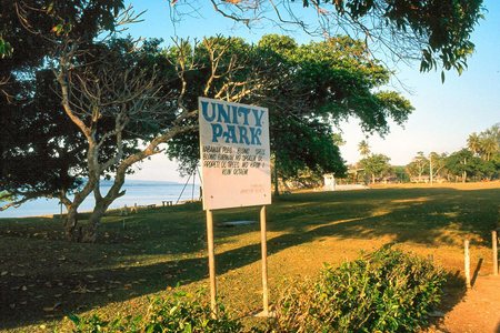 Unity Park Santo Town Sign