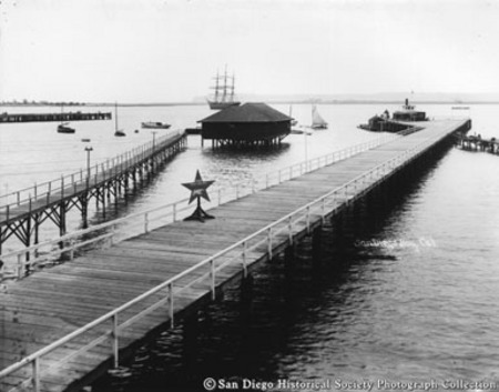 Star Boathouse and pier on San Diego waterfront