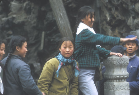 Young Women at the Temple of Heaven