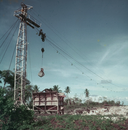 Mining operation in Polynesia