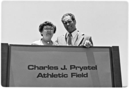 Charles J. Pryatel Athletic Field dedication