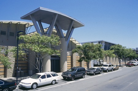 Visual Arts Facility: exterior: partial view of street facade