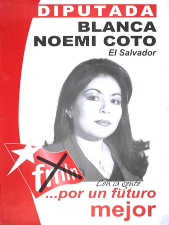 Diputada Blanca Noemi Coto, El Salvador
