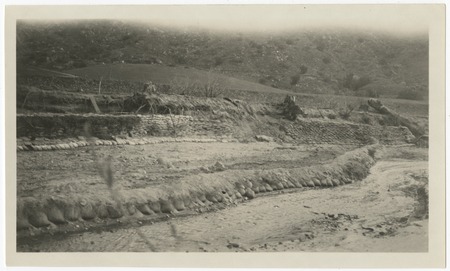 Reservoir construction at Warner&#39;s Ranch
