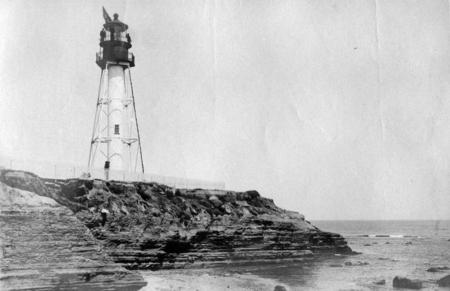The Point Loma Lighthouse, located in San Diego, California. July 25, 1906.