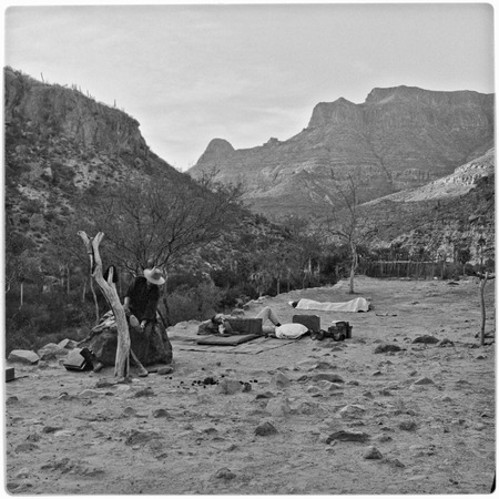 Camp site at Rancho San Nicolás
