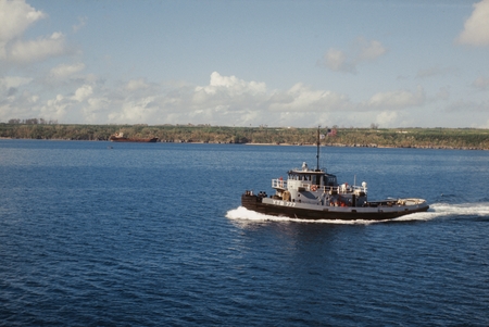 Pilot boat &quot;Nogales,&quot; Apra harbor, Guam
