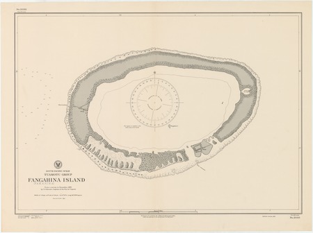 South Pacific Ocean : Tuamotu Group : Fangahina Island (Fakahina)