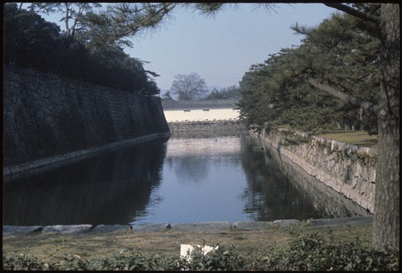 Nijo Castle moat and walls, Kyoto, Japan
