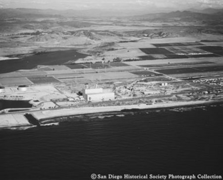 Aerial view of and Encino power | Library Digital Collections | UC San Diego Library