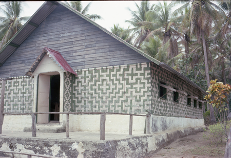 Charismatic Presbyterian Church exterior in northern Malekula