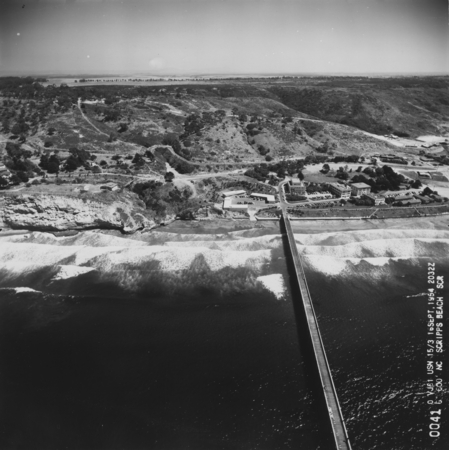 Aerial view of Scripps Institution of Oceanography, its pier and the surrounding area near the Institution. September 16, ...
