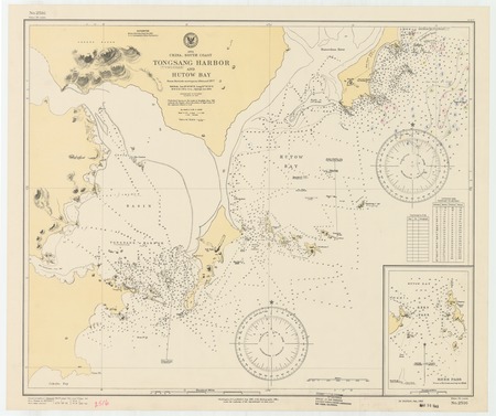 Asia : China-south coast : Tongsang (Tungshan) Harbor and Hutow Bay
