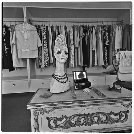 Interior of women&#39;s clothing store