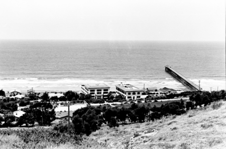 Scripps Institution of Oceanography, from bluffs east of campus