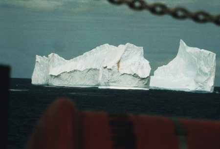 [Iceberg seen from deck of D/V Glomar Challenger] Antarctica, Leg 28