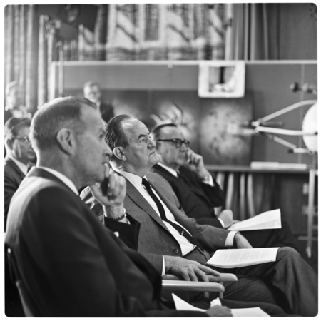 Vice President Hubert Humphrey&#39;s visit to the Scripps Institution of Oceanography