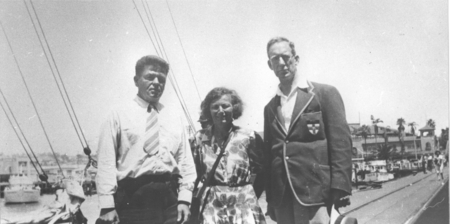 Carl Hubbs, Laura Hubbs, and Theodore Thomson Flynn, father of actor Errol Flynn