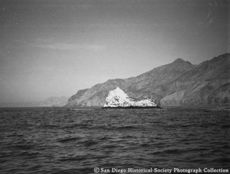 View of [Baja California?] coastline from American Agar Company boat