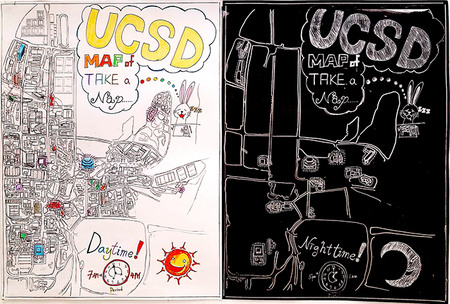 UCSD Map of take a Nap