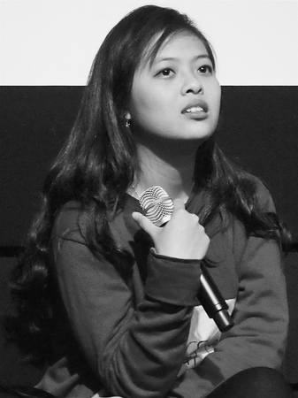 Young Vietnamese female documentary film director