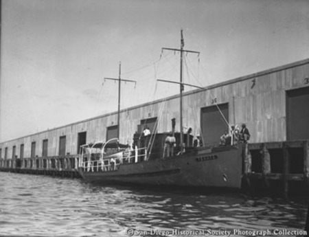 Docked fishing boat Tecate