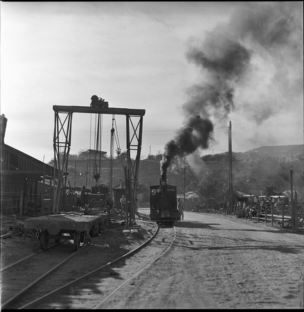 Narrow-gauge railway at the Boleo Mining Company at Santa Rosalía