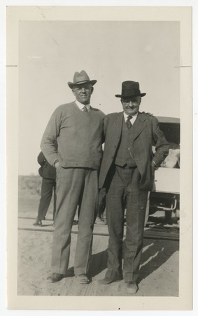 Ed Fletcher and Harry Chandler of the Los Angeles Times
