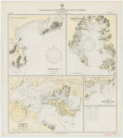 Asia : Japan Sea : anchorages on the southeast coast of Siberia