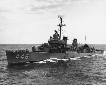 USN 446 Navy destroyer Radford