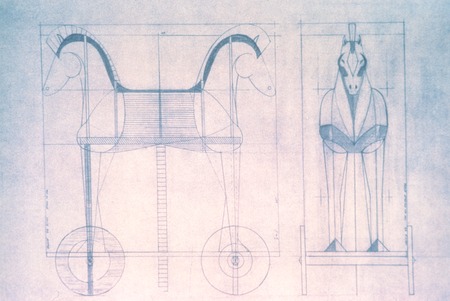Toy-an-Horse: construction drawing