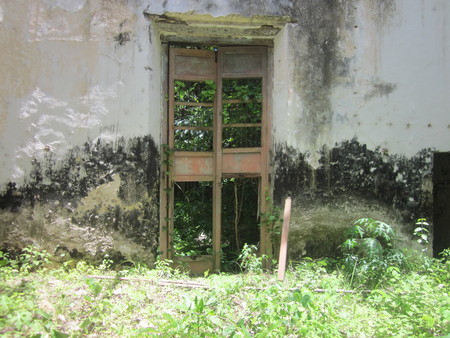 San Juan Koop worn hacienda wooden door