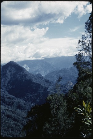 Koriom area mountains, seen from Kwiop