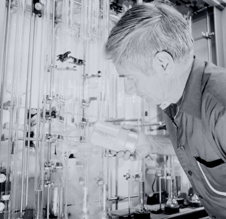 Charles D. Keeling in his laboratory, Scripps Institution of Oceanography