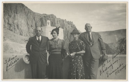 Abelardo L. Rodríguez and Aída Sullivan Rodríguez, with Mary and Ed Fletcher