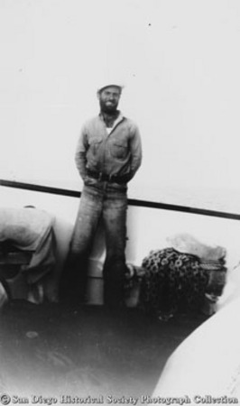 Ignazio Asaro on fishing boat