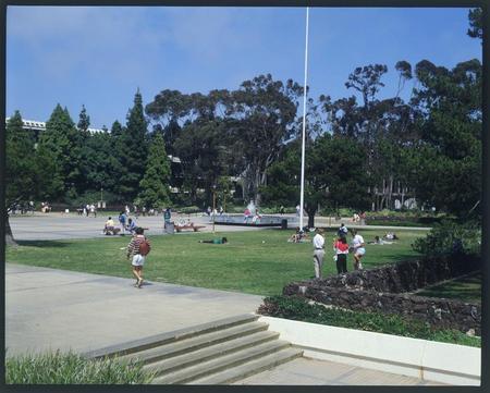 Revelle Plaza and PSA Fountain
