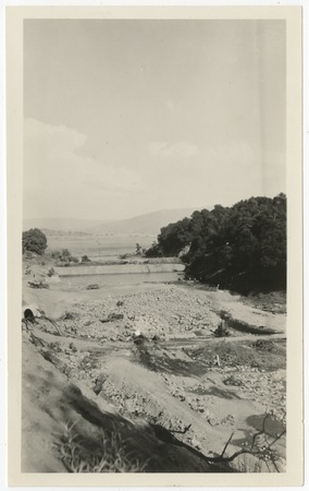 Reservoir construction at Warner&#39;s Ranch