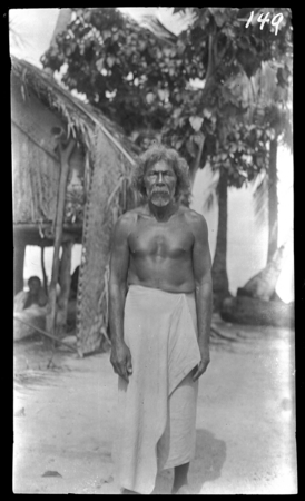 Portrait of leader, in Sikaiana