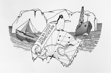 [Logo: Leg 35 DSDP Antarctica 1974