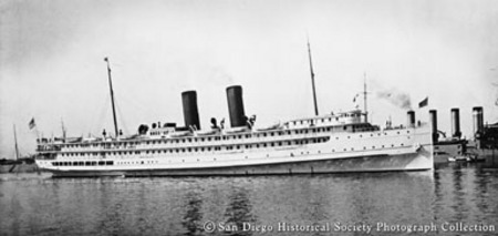 Los Angeles Steamship Company passenger ship Yale