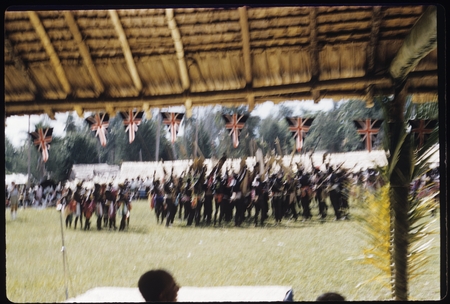 Official gathering, with dancers