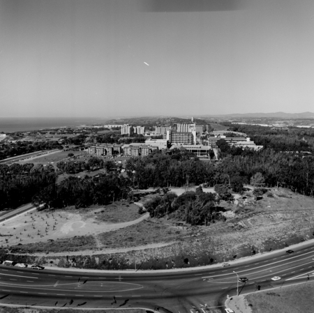 Aerial view of Revelle College (facing north), UC San Diego