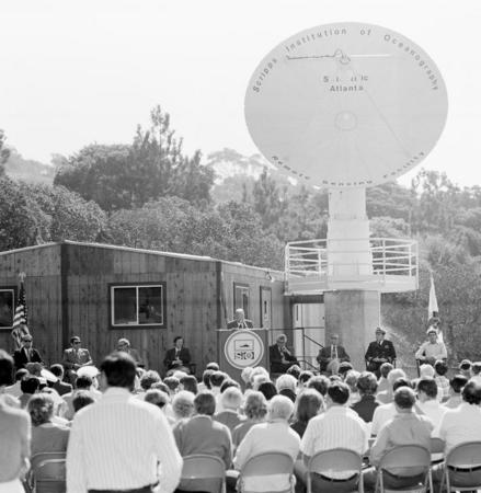 Scripps Institution of Oceanography Satellite Facility dedication ceremony