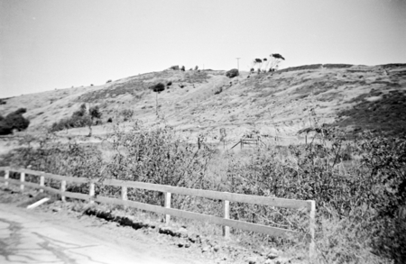 View of the hills east of the Scripps Institution of Oceanography